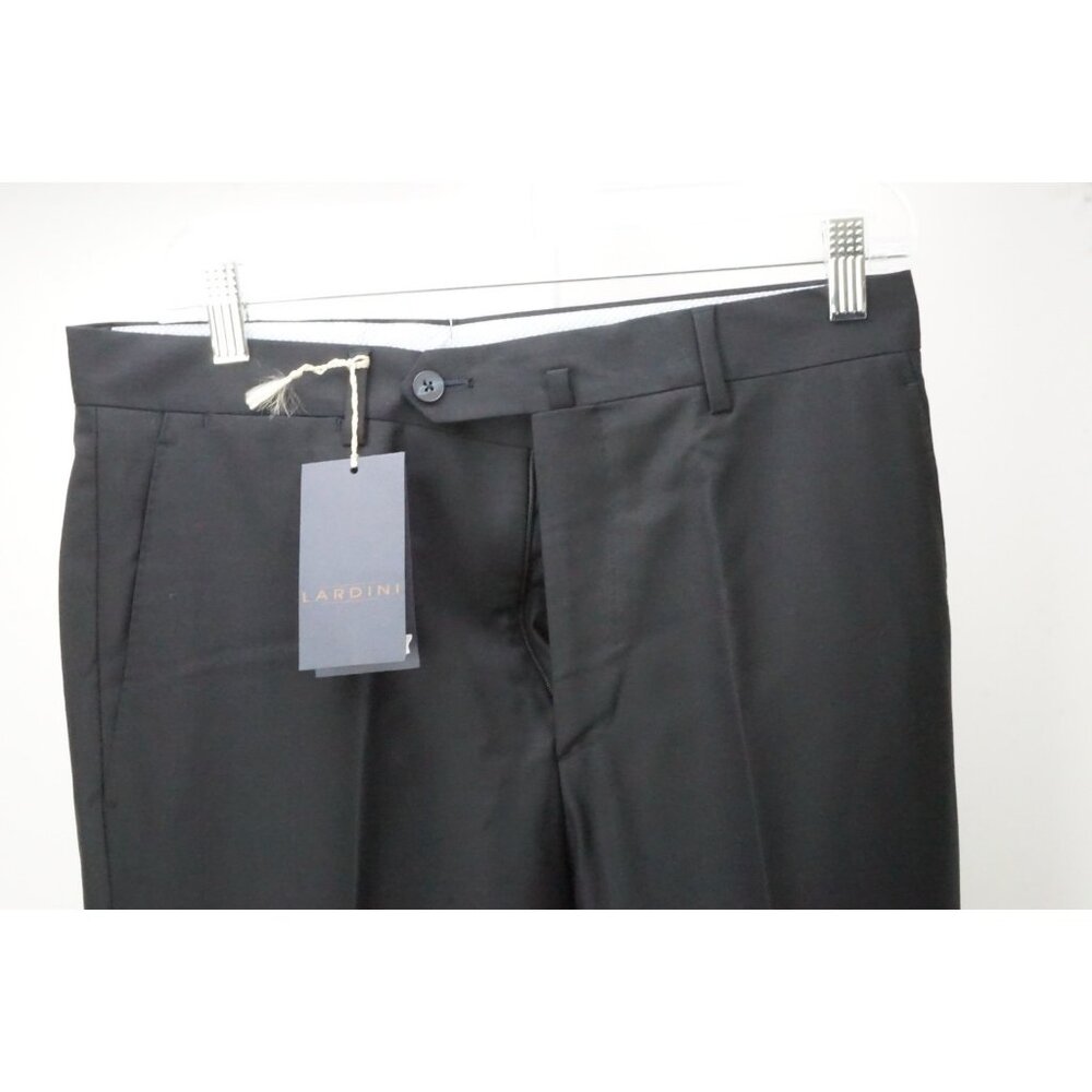 Lardini Loro Piana S130s Dark Blue 100% Wool Mens Pants Trousers Sz 46 EU NEW